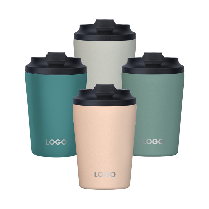 Coffee Tea Name - 스테인리스 스틸 진공 보온병 컵, 10개부터