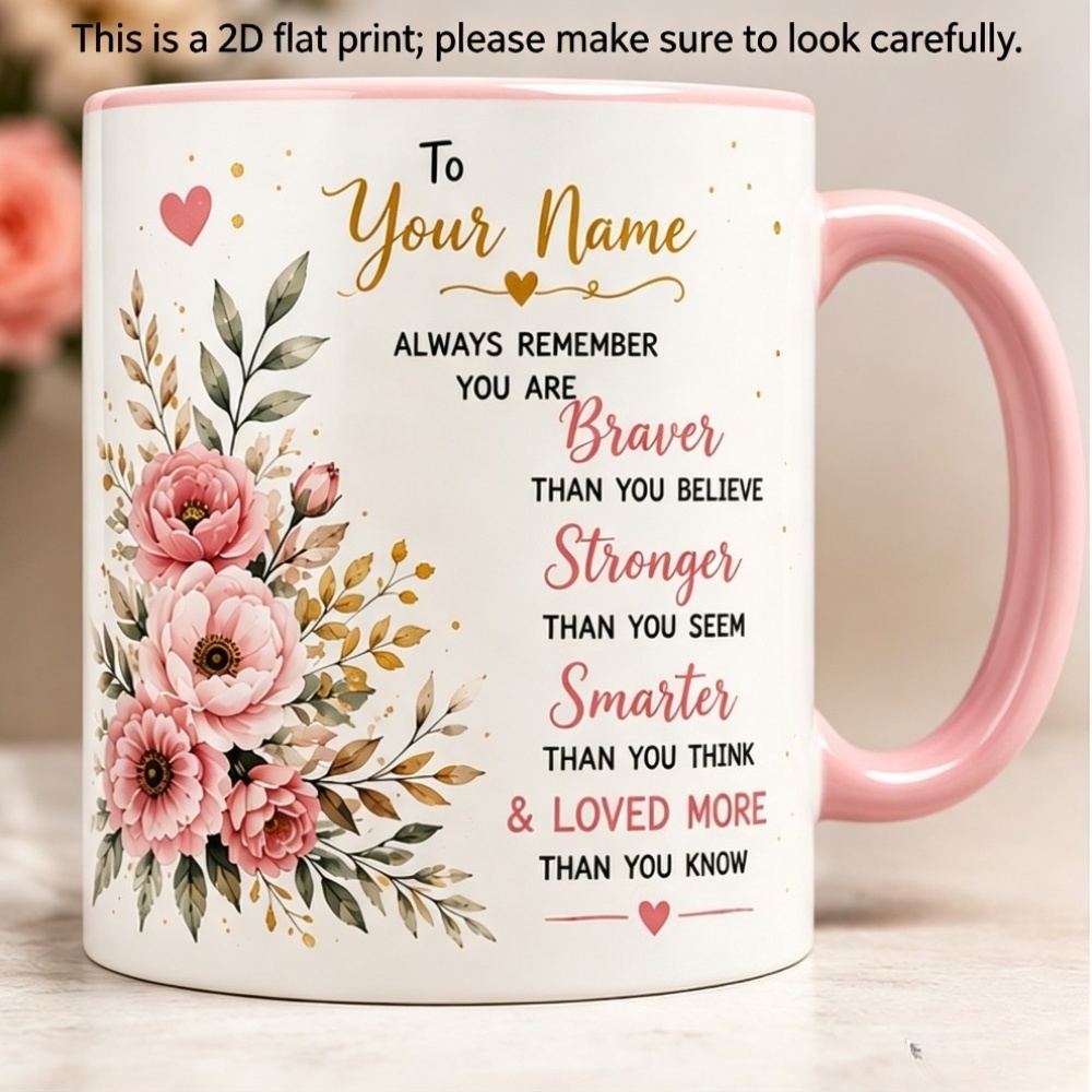Coffee Tea Name - 맞춤 이름 2D 프린트 커피 머그컵,