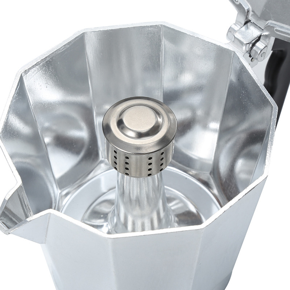 효율적인 알루미늄 에스프레소 모카 포트, 듀얼 밸브 방 - Moka Pot Stove 리뷰 및 가격