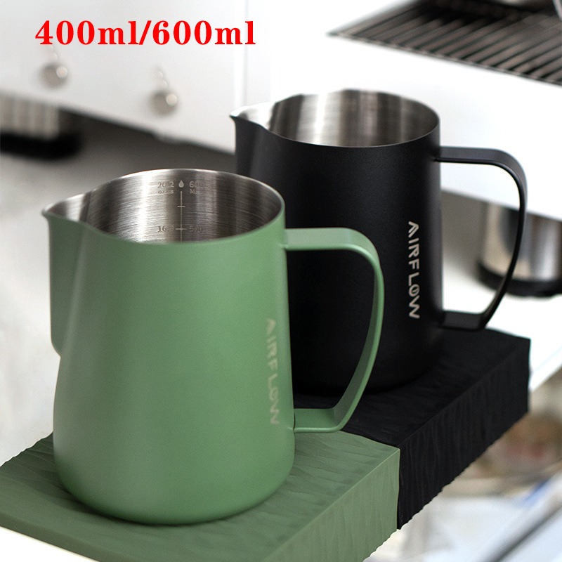 400ml/600ml 스테인레스 스틸 커피 라떼 아트  - Barista Milk Jug 리뷰 및 가격