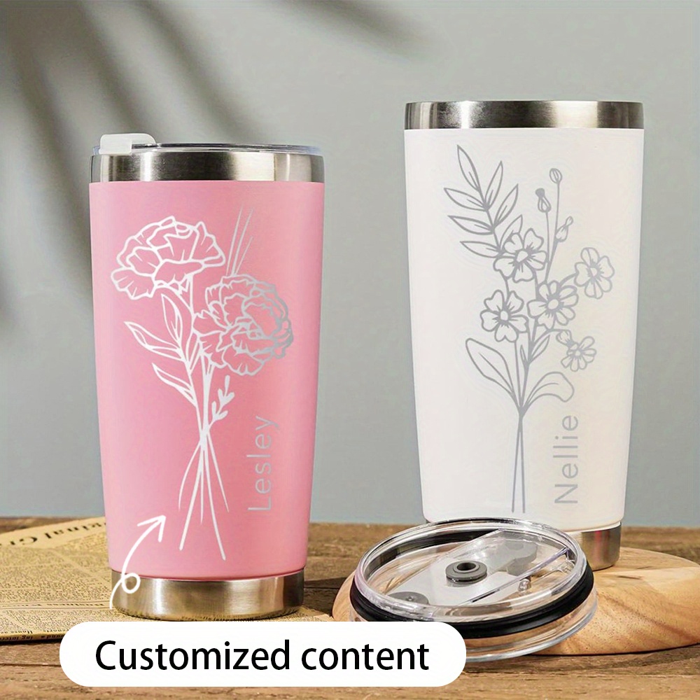 맞춤형 이름이 새겨진 카네이션(생일 꽃) 디자인의 20 - Coffee Tea Name 리뷰 및 가격