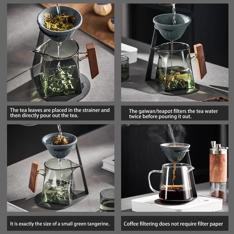 내열 세라믹 미세다공성 필터 차망 세트 다기능 커피 필 - Coffee Tea And Sugar Set 리뷰 및 가격