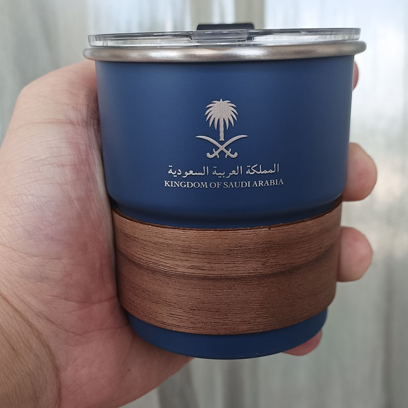 사우디아라비아 국장 로고 새 스테인리스 스틸 컵 맥주잔 - Coffee Tea Name 리뷰 및 가격