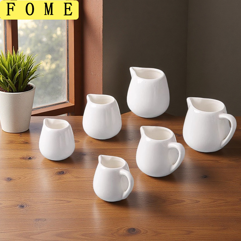 손잡이가 있는 FOME 미니 세라믹 우유 주전자, 에스 - Barista Milk Jug 리뷰 및 가격