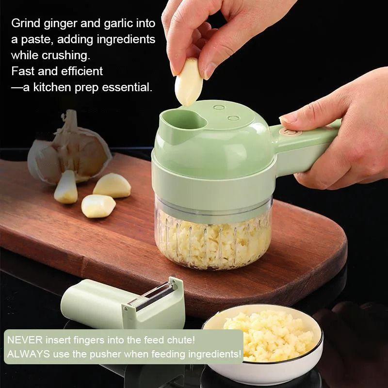 4 in 1 전기 야채 커터, 푸드 필러, 슬라이서,  - Burr Hand Grinder 리뷰 및 가격